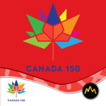 Canada 150 Flag Red Thumbnail
