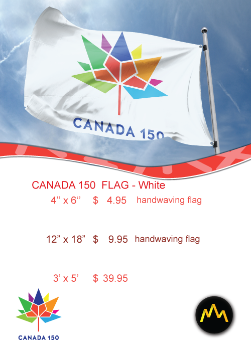 Canada 150 White Flag Price