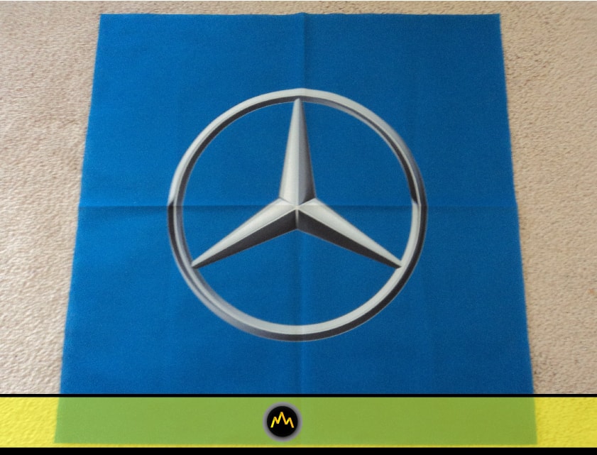 Mercedes Message Flag