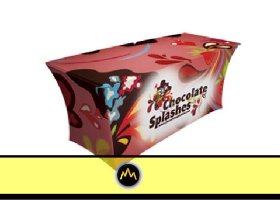 Chocolate Splashes Table Cover